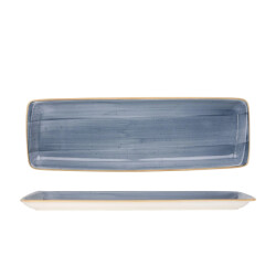 Bonna Serveerschaal aura dusk porselein 48x16 cm set van 2
