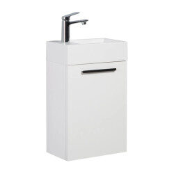 Badplaats Toiletmeubel athene 40 x 22 cm mat fonteinmeubel met wastafel