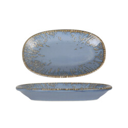 Bonna Serveerschaal sky snell porselein 24x14 cm set van 2
