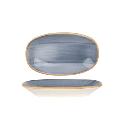 Bonna Serveerschaal aura dusk porselein 15x8.5 cm set van 2