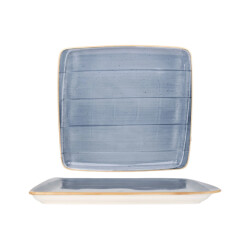Bonna Serveerschaal aura dusk porselein 32x30 cm set van 2