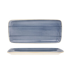 Bonna Serveerschaal aura dusk porselein 34x16 cm set van 2