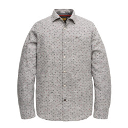 Jack & Jones Jprccregent dobby ls shirt ecru dessin