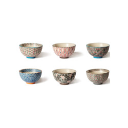 WD Lifestyle Set/6 bowl 11,5 x 6,5 cm pechino line
