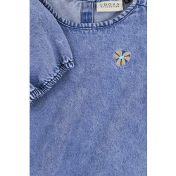 Looxs Revolution Washed denim blouse voor meisjes in de kleur