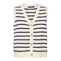 Vero Moda vmsaba sl v-neck button vest ga fr 10323563 birch