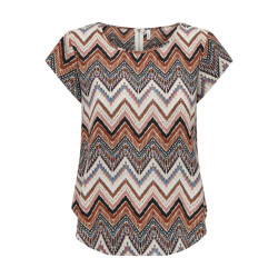 Only onlvic s/s aop top noos wvn 15161116 arabian zigzag