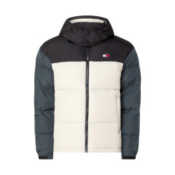 Tommy Hilfiger Beige pufferjas met logo