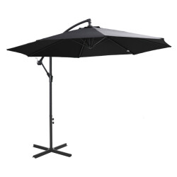 4goodz Outsunny zweefparasol met draaimechanisme, Ø3 mtr -