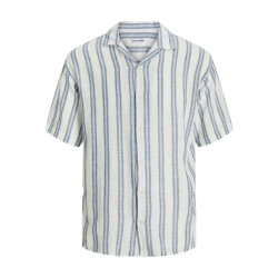 Jack & Jones Jjeenzo stripe resort shirt ss sn dessin