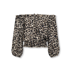 Only Kogglow life off shoulder top aop w dessin