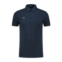 Morse code Alpha 3 jersey polo met korte mouwen