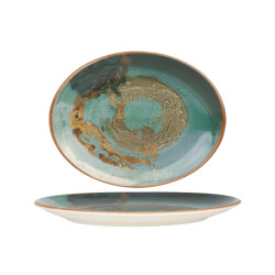 Bonna Serveerschaal futura porselein 31x14 cm set van 2