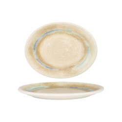 Bonna Serveerschaal tranquil porselein 20x16 cm set van 2