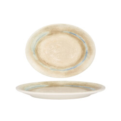 Bonna Serveerschaal tranquil porselein 25 cm set van 2