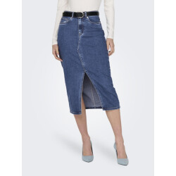 Only Onlsiri front slit skirt dnm gua no