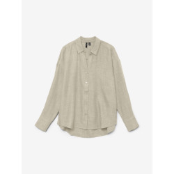 Vero Moda vmmelany queeny ls shirt 10316389 overcast