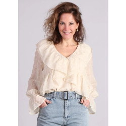 Studio Amaya Quinn blouse ruffles