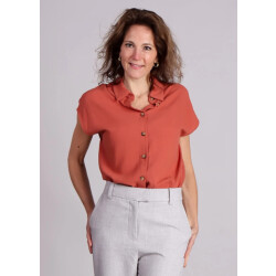 Grace & Mila Perez blouse terracotta