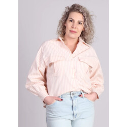 Grace & Mila Phoebe blouse oversized gestreept