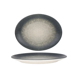 Bonna Serveerschaal arctic porselein 25 cm set van 2