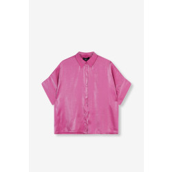 Alix The Label Shine boxy blouse pink