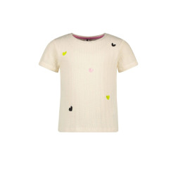 B.Nosy Zomer top meisjes katoen gebreid, embroiderie