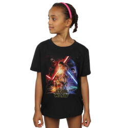 Li-cense Star wars: the force awakens meisjes poster katoen t-shirt