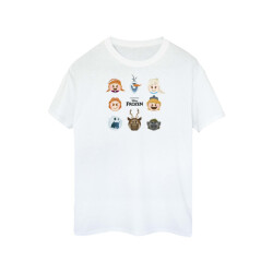 Li-cense Frozen meisjes hoofden katoenen t-shirt