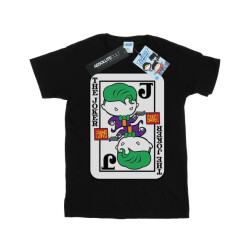Li-cense Dc comics meisjes chibi joker speelkaart katoenen t-shirt