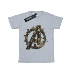 Li-cense Marvel meisjes avengers infinity war logo katoenen t-shirt