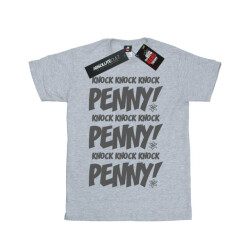Li-cense The big bang theory meisjes sheldon knock knock penny t-shirt katoen