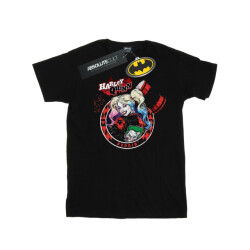 Li-cense Dc comics meisjes harley quinn joker patch katoenen t-shirt