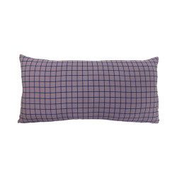 Present Time sierkussen cuadro rectangle soft purple & dark blue