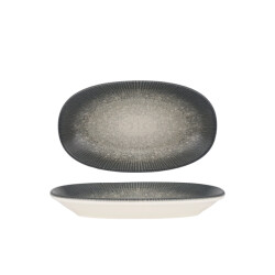 Bonna Serveerschaal arctic porselein 19x11 cm set van 2