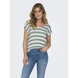 Only Onllira life s/s v-neck top jrs noo