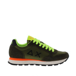 SUN68 Tom fluo heren sneaker | heren | maat: | stof en immitatieleer