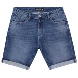 Cars Hunter short stone used blue denim