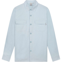 Law of the sea Ghout two tone structured shirt