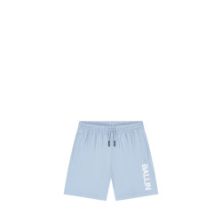 Ballin Amsterdam Zomer zwembroek jongens blauw dual line logo