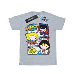 Li-cense Dc comics meisjes chibi super friends dance katoenen t-shirt