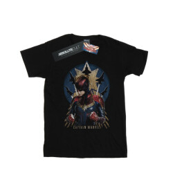 Li-cense Marvel meisjes captain jet burst katoenen t-shirt