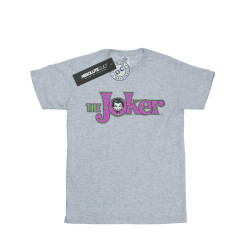 Li-cense Dc comics meisjes the joker crackle logo katoenen t-shirt