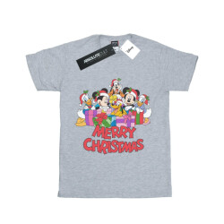 Li-cense Disney meisjes mickey mouse en vrienden kerstmis t-shirt in katoen