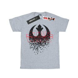 Li-cense Star wars meisjes the last jedi shattered emblem katoenen t-shirt
