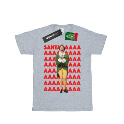 Li-cense Elf meisjes buddy santa scream katoenen t-shirt