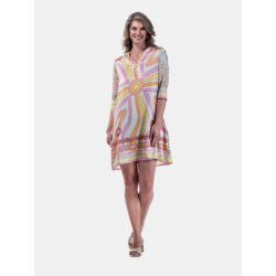 Mucho Gusto ® jurk genova paisley paradise patchwork
