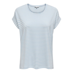 Only Onlmoster stripe s/s o-neck top jrs