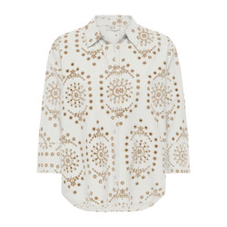Jacqueline de Yong Jdyemma 3/4 embroidery shirt wvn ex
