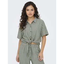 Jacqueline de Yong Jdyemilia s/s knot shirt wvn exp